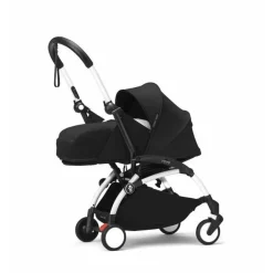 Stokke YOYO³ Kinderwagen Compleet Zebra met 0+ Newborn Pack Black – White Frame