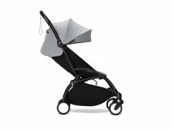 Stokke YOYO³ Kinderwagen Compleet met 0+ Newborn Pack Stone – Black Frame