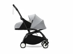 Stokke YOYO³ Kinderwagen Compleet met 0+ Newborn Pack Stone – Black Frame