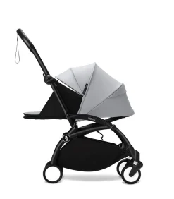 Stokke YOYO³ Kinderwagen Compleet met 0+ Newborn Pack Stone – Black Frame