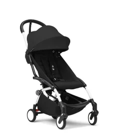 Stokke YOYO³ Kinderwagen Compleet met 0+ Newborn Pack Black – White Frame