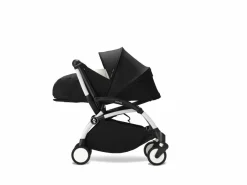 Stokke YOYO³ Kinderwagen Compleet met 0+ Newborn Pack Black – White Frame