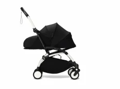 Stokke YOYO³ Kinderwagen Compleet met 0+ Newborn Pack Black – White Frame