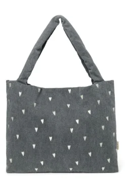 Studio Noos Mom Bag Denim Grey Hearts