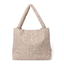 Studio Noos Mom Bag Puffy Leopard Beige