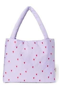 Studio Noos Mom Bag Puffy Purple Hearts