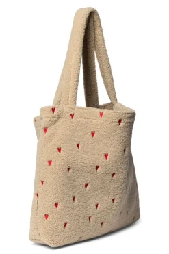 Studio Noos Mom Bag Teddy Hearts Ecru