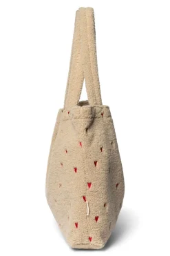 Studio Noos Mom Bag Teddy Hearts Ecru