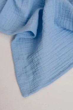 Studio Noos Swaddle Hearts Light Blue 120 x 120