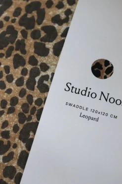 Studio Noos Swaddle Leopard 120 x 120
