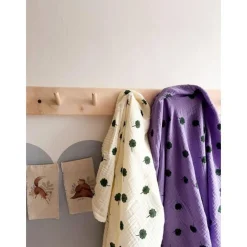 Studio Noos Swaddle Light Blue Clover 70 x 70