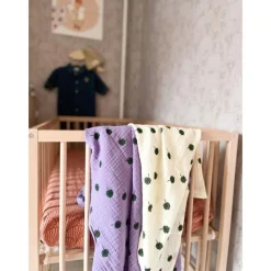 Studio Noos Swaddle Light Blue Clover 70 x 70