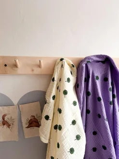 Studio Noos Swaddle Purple Clover 120 x 120