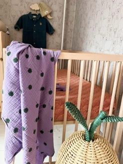 Studio Noos Swaddle Purple Clover 70 x 70