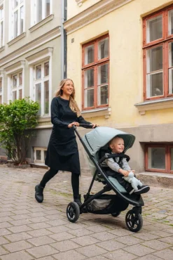 Thule Buggy 2in1 Spring 2 Mist Green on Black