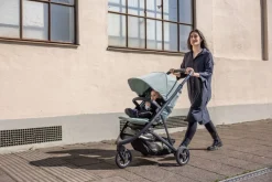 Thule Buggy 2in1 Spring 2 Mist Green on Black