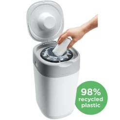 Tommee Tippee Click & Twist Luieremmer White