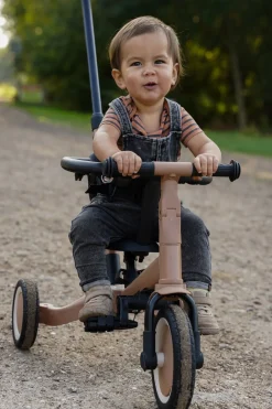 Topmark 4-in-1 Driewieler / Loopfiets Lio Macchiato Bruin