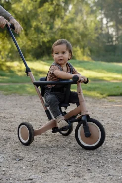 Topmark 4-in-1 Driewieler / Loopfiets Lio Macchiato Bruin
