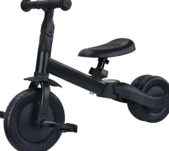 Topmark 4-in-1 Driewieler / Loopfiets Kaya Zwart