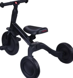 Topmark 4-in-1 Driewieler / Loopfiets Kaya Zwart