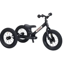 Trybike Steel 2-in-1 Loopfiets All Black (mat zwart)