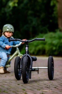 Trybike Steel 2-in-1 Loopfiets All Black (mat zwart)