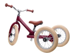 Trybike Steel 2-in-1 Loopfiets Red (mat rood)