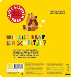 Wie liet daar een scheetje?