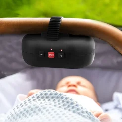 ZAZU Baby Rocker Black voor Kinderwagen en Buggy