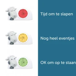 Zazu Slaapklokje / Slaaptrainer Sam Schaap Wit-Grijs